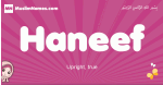 Haneef arabic girls name and meaning, quranic girls name Haneef