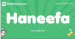 Haneefa arabic girl name and meaning, quranic girls name Haneefa