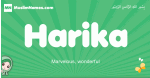 Harika arabic girl name and meaning, quranic girls name Harika