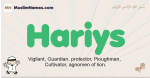 Hariys muslim boys name and meaning, islamic boys name Hariys