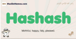 Hashash muslim boys name and meaning, islamic boys name Hashash