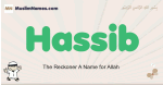 Hassib muslim boys name and meaning, islamic boys name Hassib