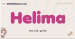 Helima muslim girls name and meaning, islamic girls name Helima