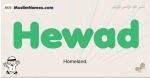 Hewad muslim boys name and meaning, islamic boys name Hewad