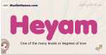 Heyam muslim girls name and meaning, islamic girls name Heyam
