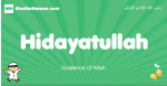 Hidayatullah arabic boys name and meaning, quranic boys name Hidayatullah