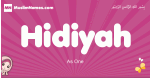 Hidiyah arabic girls name and meaning, muslim girl name Hidiyah