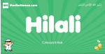 Hilali arabic boys name and meaning, quranic boys name Hilali