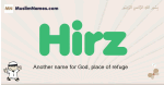 Hirz muslim boys name and meaning, islamic boys name Hirz
