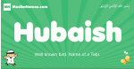 Hubaish arabic boys name and meaning, quranic boys name Hubaish