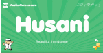 Husani arabic boys name and meaning, quranic boys name Husani