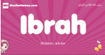Ibrah arabic girls name and meaning, muslim girl name Ibrah