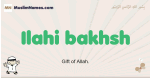Ilahi-bakhsh muslim boys name and meaning, islamic boys name Ilahi-bakhsh
