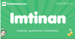 Imtinan arabic girl name and meaning, quranic girls name Imtinan