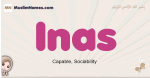 Inas muslim girls name and meaning, islamic girls name Inas