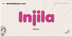 Injila muslim girls name and meaning, islamic girls name Injila