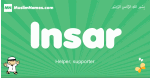 Insar arabic boys name and meaning, quranic boys name Insar
