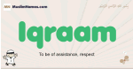 Iqraam muslim boys name and meaning, islamic boys name Iqraam
