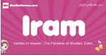 Iram arabic girls name and meaning, muslim girl name Iram