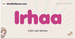 Irhaa muslim girls name and meaning, islamic girls name Irhaa