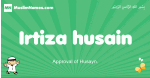Irtiza-husain arabic boys name and meaning, quranic boys name Irtiza-husain