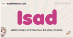 Isad muslim girls name and meaning, islamic girls name Isad