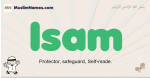Isam muslim boys name and meaning, islamic boys name Isam