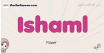 Ishaml muslim girls name and meaning, islamic girls name Ishaml