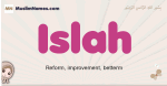Islah muslim girls name and meaning, islamic girls name Islah