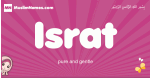 Israt arabic girls name and meaning, muslim girl name Israt