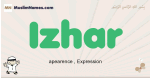 Izhar muslim boys name and meaning, islamic boys name Izhar