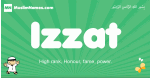 Izzat arabic boys name and meaning, quranic boys name Izzat