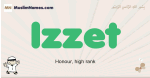 Izzet muslim boys name and meaning, islamic boys name Izzet