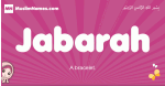 Jabarah arabic girls name and meaning, muslim girl name Jabarah