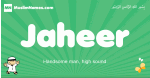 Jaheer arabic boys name and meaning, quranic boys name Jaheer