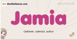 Jamia muslim girls name and meaning, islamic girls name Jamia