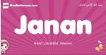 Janan arabic girls name and meaning, quranic girls name Janan