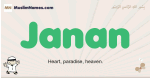 Janan muslim boys name and meaning, islamic boys name Janan