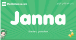 Janna arabic girl name and meaning, quranic girls name Janna