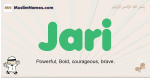 Jari muslim boys name and meaning, islamic boys name Jari