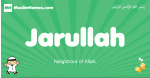 Jarullah arabic boys name and meaning, quranic boys name Jarullah