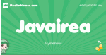 Javairea arabic girl name and meaning, quranic girls name Javairea
