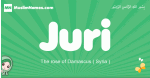 Juri arabic girl name and meaning, quranic girls name Juri