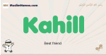 Kahill muslim boys name and meaning, islamic boys name Kahill