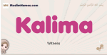 Kalima muslim girls name and meaning, islamic girls name Kalima