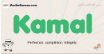 Kamal muslim boys name and meaning, islamic boys name Kamal