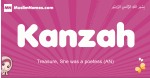Kanzah arabic girls name and meaning, muslim girl name Kanzah