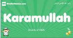 Karamullah arabic boys name and meaning, quranic boys name Karamullah