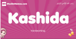 Kashida arabic girls name and meaning, muslim girl name Kashida