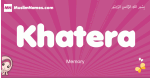 Khatera arabic girls name and meaning, muslim girl name Khatera